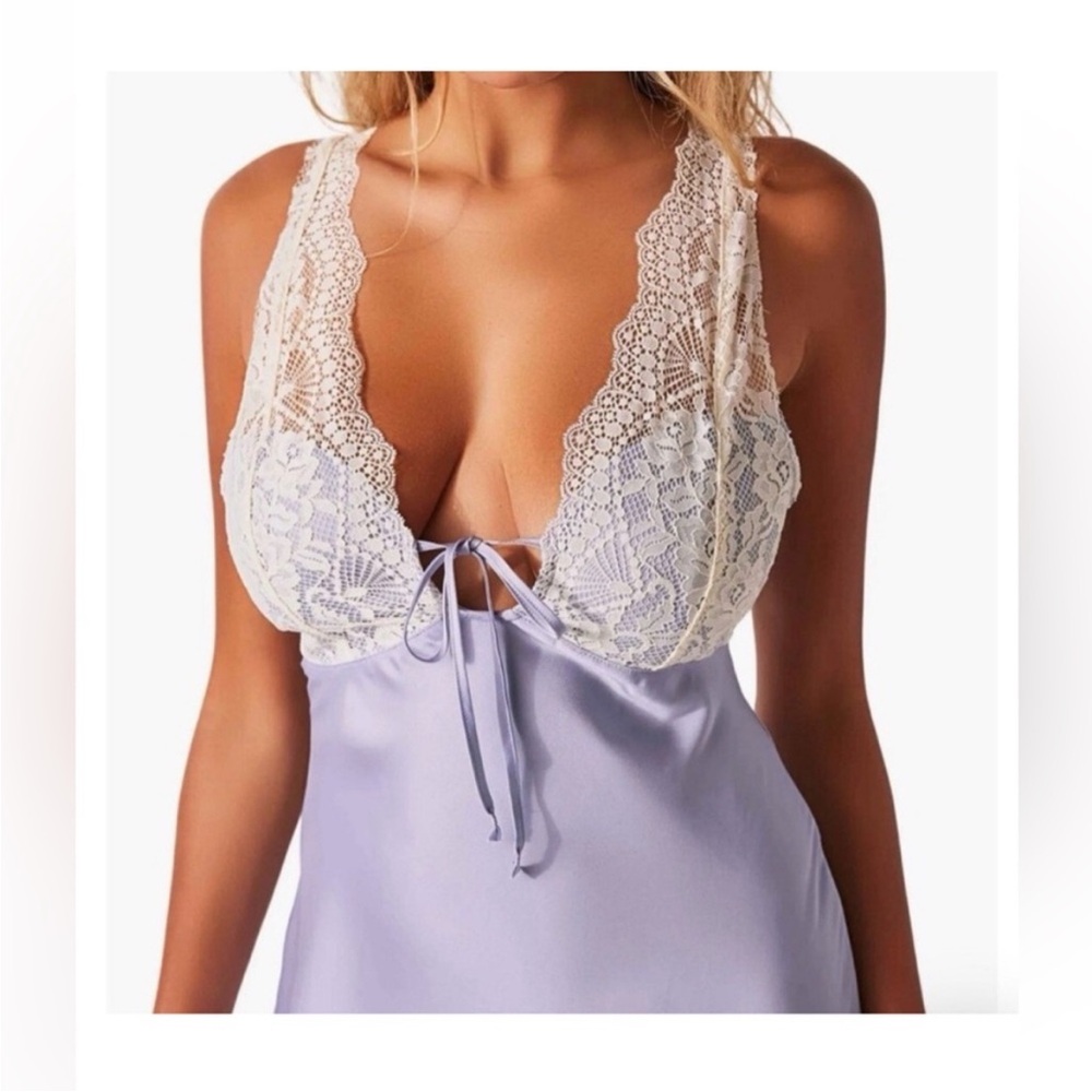 NWOT Intimately Free People Countryside Maxi Slip Dress Silky S - Picture 10 of 10